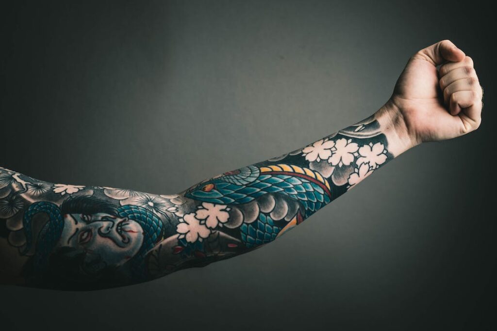 tatouage sur le bras